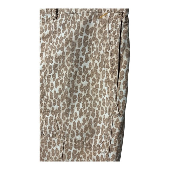 Anthropologie The Wanderer Leopard Print Cropped Pants Chic Women Size 31 - Picture 4 of 9